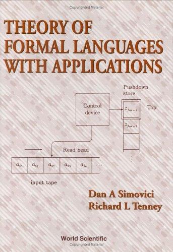 Cover for Theory of Formal Languages With Applications