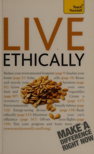 Cover for Live ethically