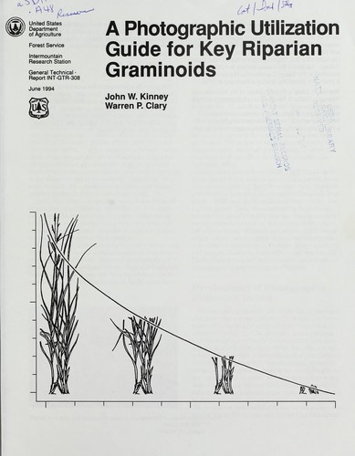 Cover for A photographic utilization guide for key riparian graminoids