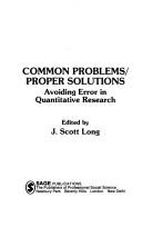 Cover for Common Problems/Proper Solutions