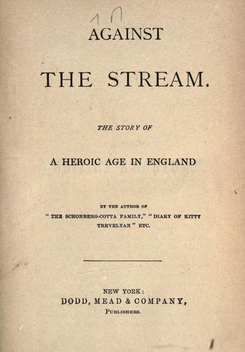 Cover for Against the stream