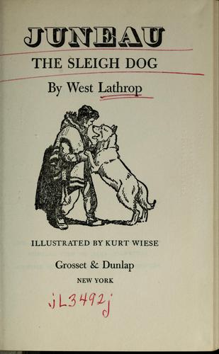 Cover for Juneau; the sleigh dog