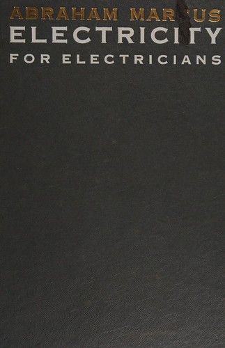 Cover for Electricity for electricians.