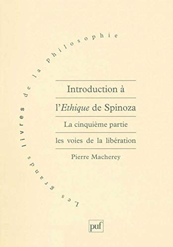 Cover for Introduction à l'Éthique de Spinoza