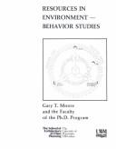 Cover for Resources in environment-behavior studies