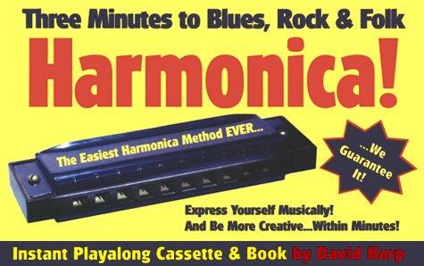 Cover for Three Minutes to Blues, Rock, and Folk Harmonica