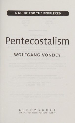 Cover for Pentecostalism
