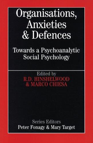 Cover for Organisations, Anxiety and Defence (Whurr Series in Psychoanalysis)