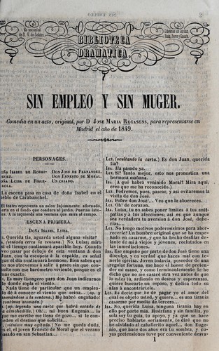 Cover for Sin empleo y sin muger