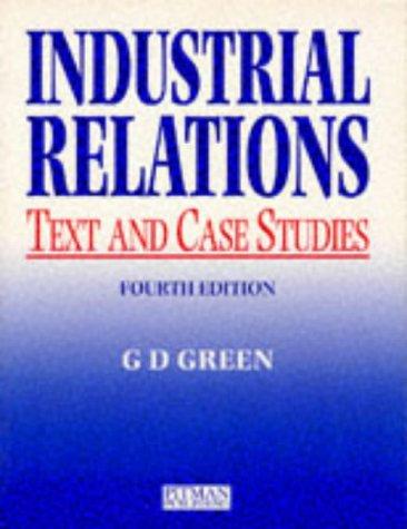 Cover for Industrial Realtions