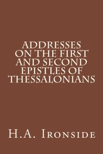 Cover for Addresses on the First and Second Epistles of Thessalonians