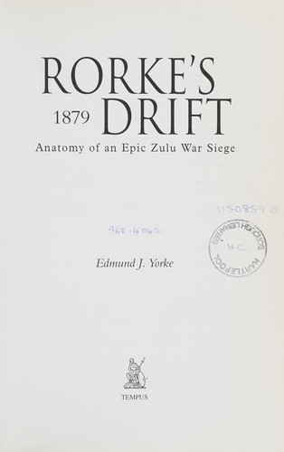 Cover for Rorke's Drift, 1879