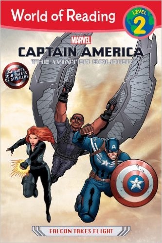 Cover for Captain America: The Winter Solder: Falcon Takes Flight (World of Reading, Level 2)