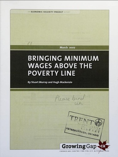 Cover for Bringing minimum wages above the poverty line
