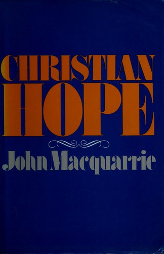 Cover for Christian hope