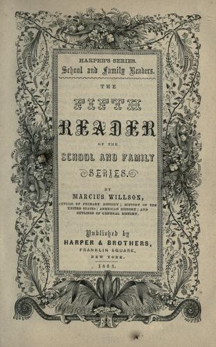 Cover for The fifth reader of the School and family series