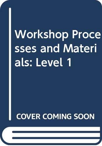 Cover for Workshop processes and materials