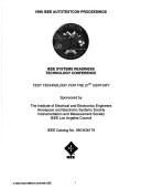 Cover for 1998 IEEE Autotestcon proceedings