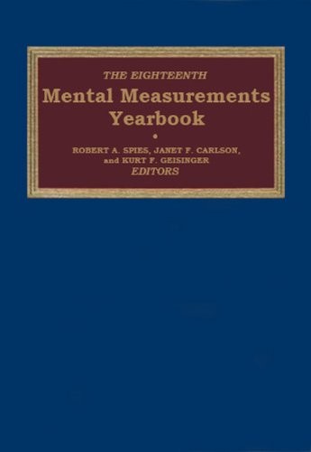 Cover for The Eighteenth Mental Measurements Yearbook