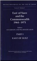 Cover for East of Suez and the Commonwealth 1964-1971