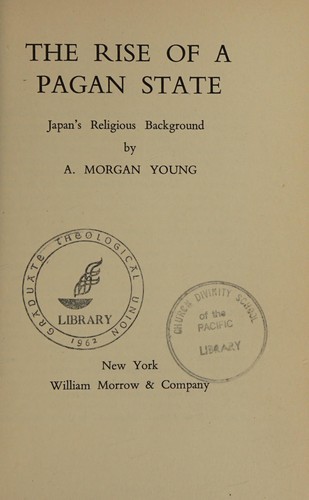 Cover for The rise of a pagan state