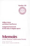Cover for Categorical framework for the study of singular spaces