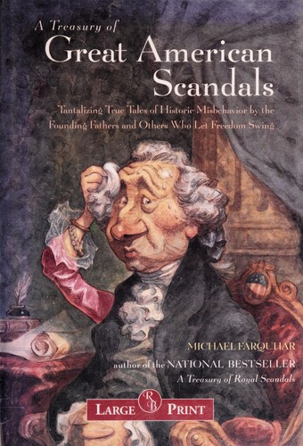 Cover for A treasury of great American scandals