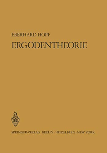 Cover for Ergodentheorie