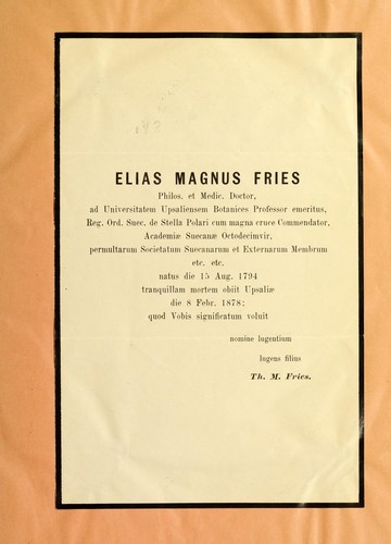 Cover for Novae symbolae mycologicae