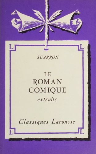 Cover for Le Roman Comique extraits