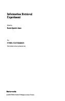 Cover for Information Retrieval Experiment