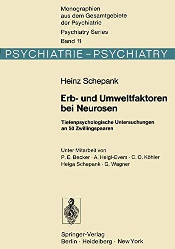 Cover for Erb- und Umweltfaktoren bei Neurosen