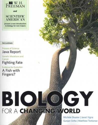 Cover for Scientific American Biology for a Changing World with Core Physiology, Study Guide & BioPortal Acces Card