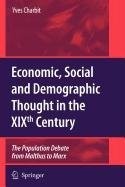 Cover for Economic, Social and Demographic Thought in the XIXth Century