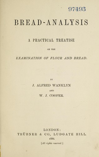 Cover for Bread-analysis