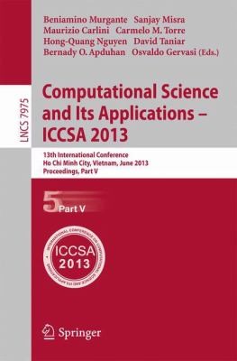 Cover for Computational Science And Its Applicationsiccsa 2013 Part V