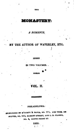 Cover for The Monastery: A Romance