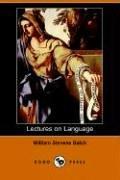 Cover for Lectures on Language