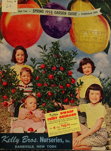 Cover for Spring 1958 garden guide