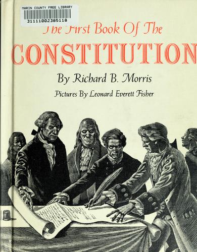 Cover for The first book of the Constitution.