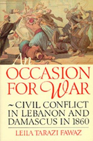 Cover for An Occasion for War