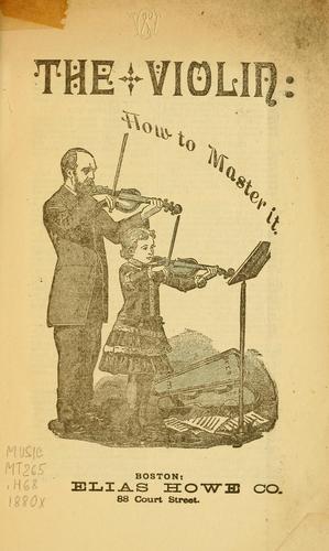 Cover for The violin