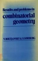 Cover for Results and problems in combinatorial geometry