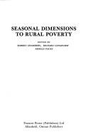 Cover for Seasonal dimensions to rural poverty