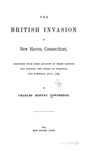 Cover for British invasion of New Haven, Connecticut