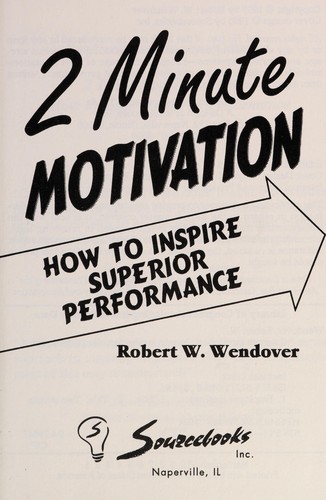 Cover for 2 minute motivation