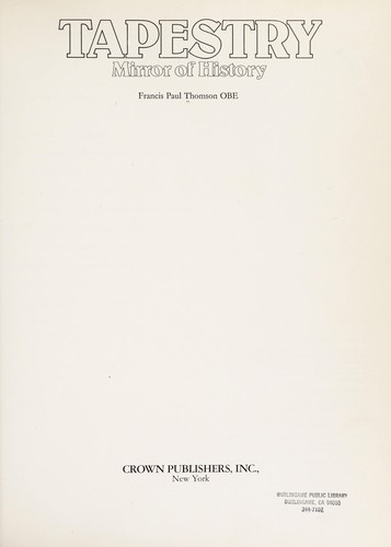 Cover for Tapestry