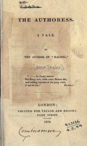 Cover for The authoress