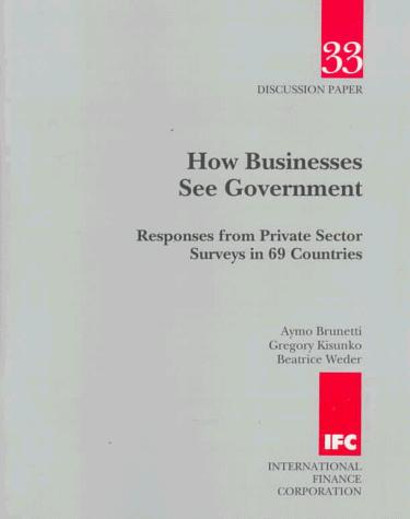 Cover for How businesses see government