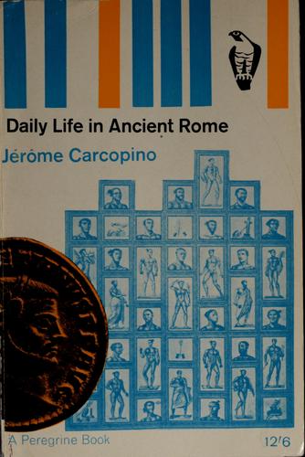 Cover for Daily life in ancient Rome